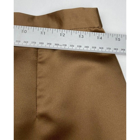 DONNA RICCO Golden Brown Dressy Cocktail Long Skirt Suit Size 10 - Picture 5 of 16